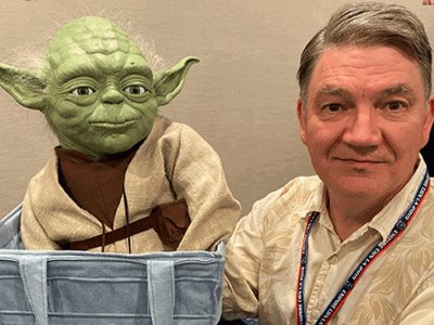 Yoda Puppet & Dave Barclay